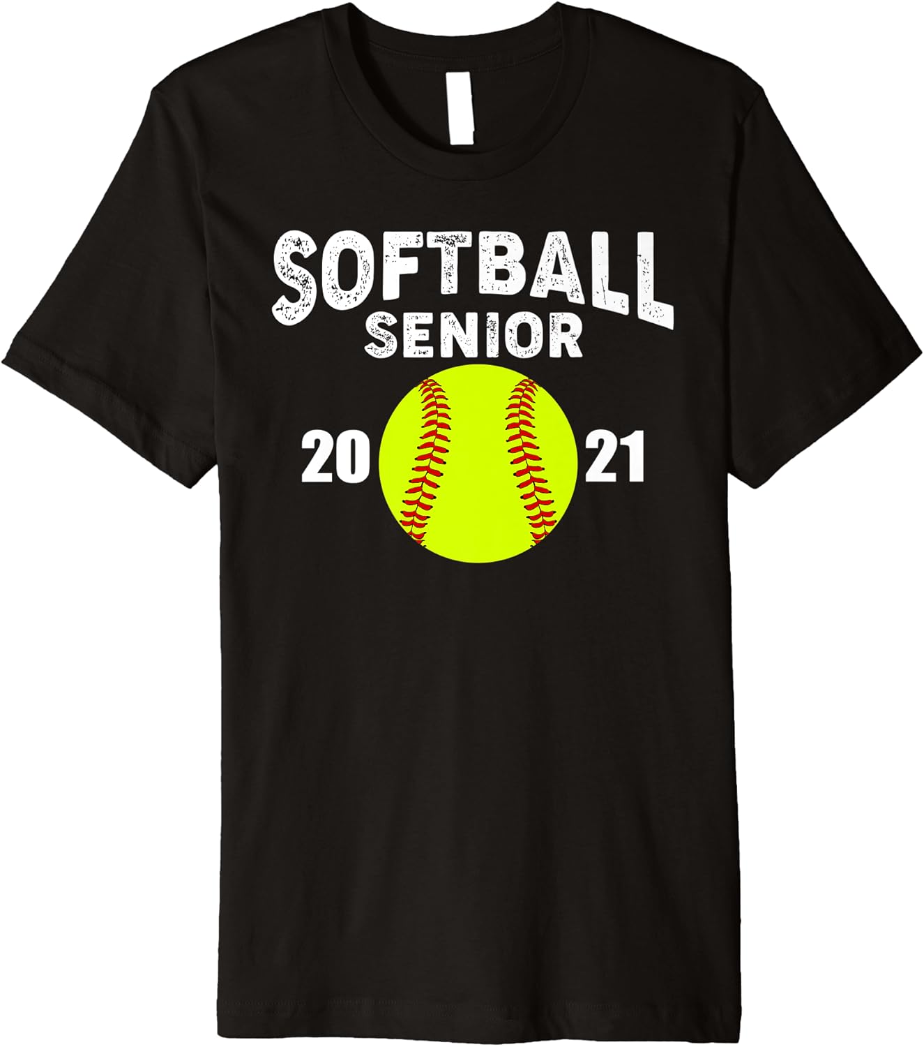 Softball Senior 2021 Graphic High School College Premium T
